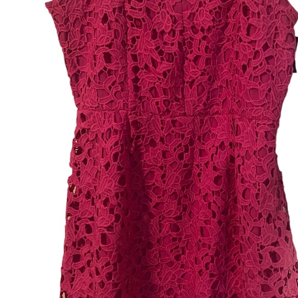Blue Rain Women's Pink Sleeveless Dress Size L Lacy mini dress - Picture 9 of 10
